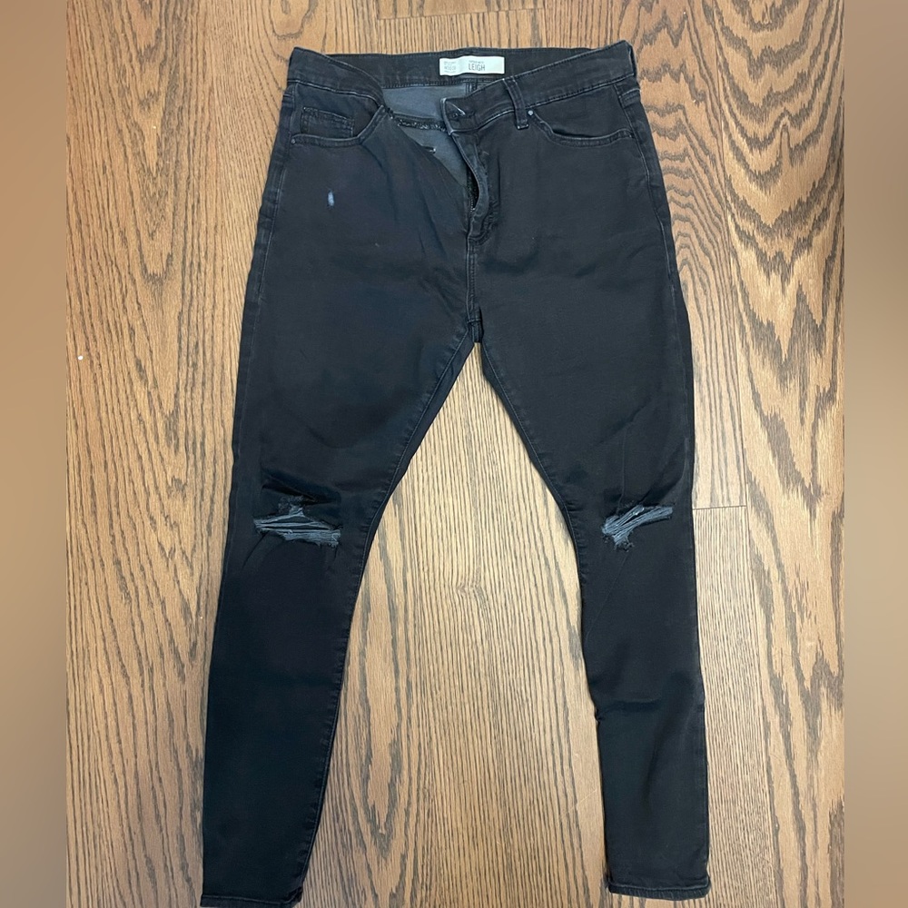 Topshop Leigh ripped jeans